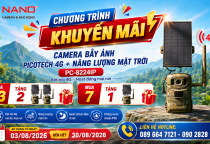 SIÊU KHUYẾN MÃI CAMERA BẪY ẢNH PICOTECH 4G NĂNG LƯỢNG MẶT TRỜI 4G PC-8224IP – Mua 13 Tặng 2, Mua 7 Tặng 1