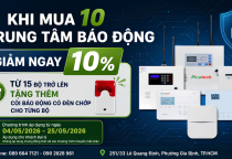 (THÁNG 5) CHƯƠNG TRÌNH KHUYẾN MÃI DÀNH CHO ĐẠI LÝ – MUA TRUNG TÂM BÁO ĐỘNG, NHẬN ƯU ĐÃI LỚN TỪ NANO
