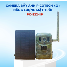 CAMERA BẪY ẢNH PICOTECH 4G + NĂNG LƯỢNG MẶT TRỜI