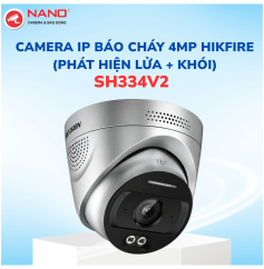 CAMERA IP DOME BÁO CHÁY 4MP HIKFIRE (PHÁT HIỆN LỬA + KHÓI) – MODEL: SH334V2