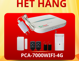 THÔNG BÁO HẾT HÀNG: TRUNG TÂM BÁO ĐỘNG PICOTECH PCA-7000WIFI+4G