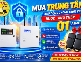 Mua Trung Tâm Báo Động Chống Trộm Chống Cháy – Tặng Ngay 01 Remote Điều Khiển | Ưu Đãi Có Hạn