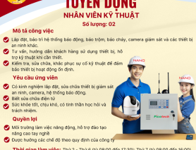 TUYỂN DỤNG NHÂN VIÊN KỸ THUẬT – CƠ HỘI GIA NHẬP ĐỘI NGŨ NĂNG ĐỘNG CỦA NANO!
