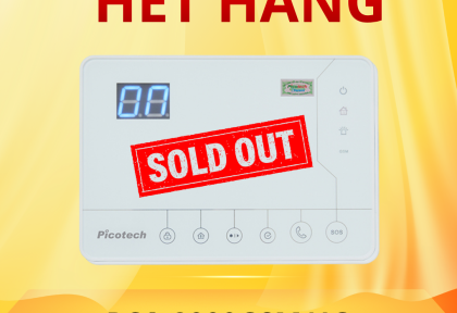 THÔNG BÁO: TẠM HẾT HÀNG TRUNG TÂM BÁO ĐỘNG PICOTECH PCA-8000GSM/4G