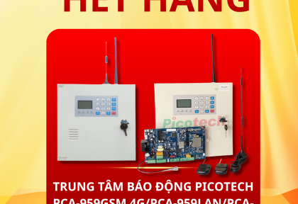 THÔNG BÁO HẾT HÀNG: TRUNG TÂM BÁO ĐỘNG PICOTECH SERIES PCA-959