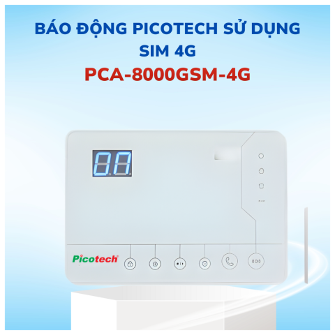 BÁO ĐỘNG PICOTECH SỬ DỤNG SIM 4G