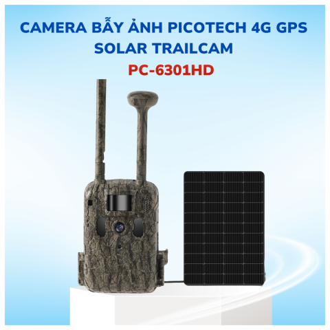 CAMERA BẪY ẢNH PICOTECH 4G GPS SOLAR TRAILCAM
